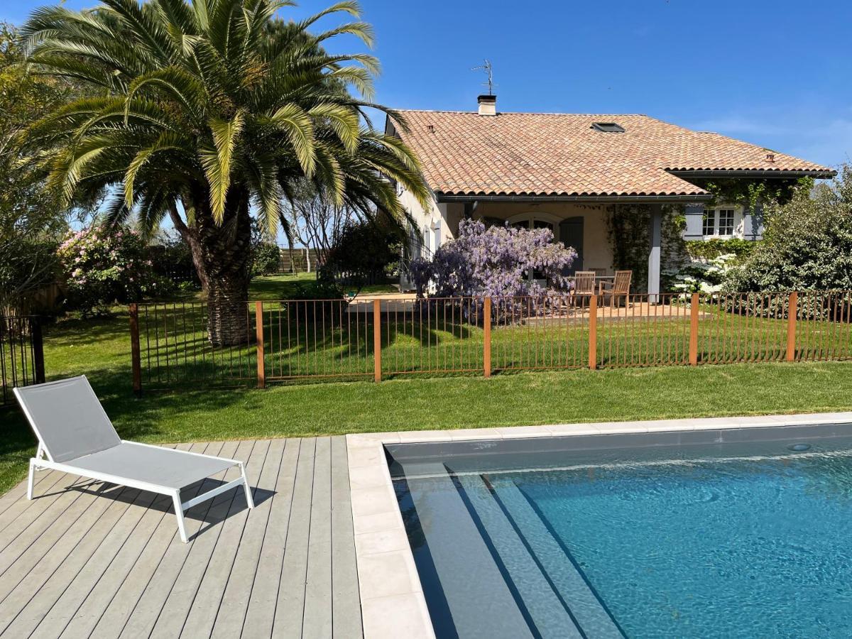 Maison De Charme Avec Piscine Saint-Martin-de-Seignanx Exterior foto
